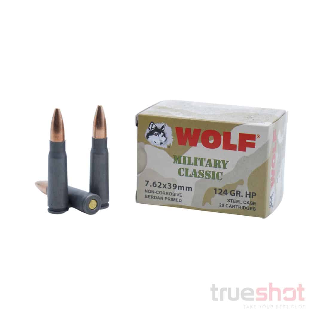 Wolf Ammunition - Military Classic - 7.62x39 - 124 Grain - HP