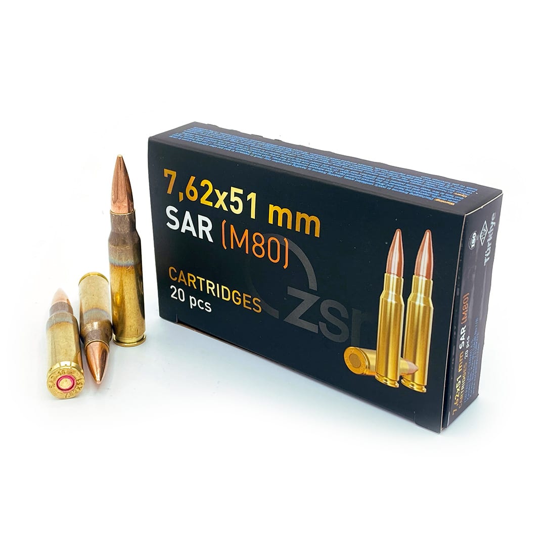 ZSR Ammunition - 7.62x51 - 147 Grain - FMJ
