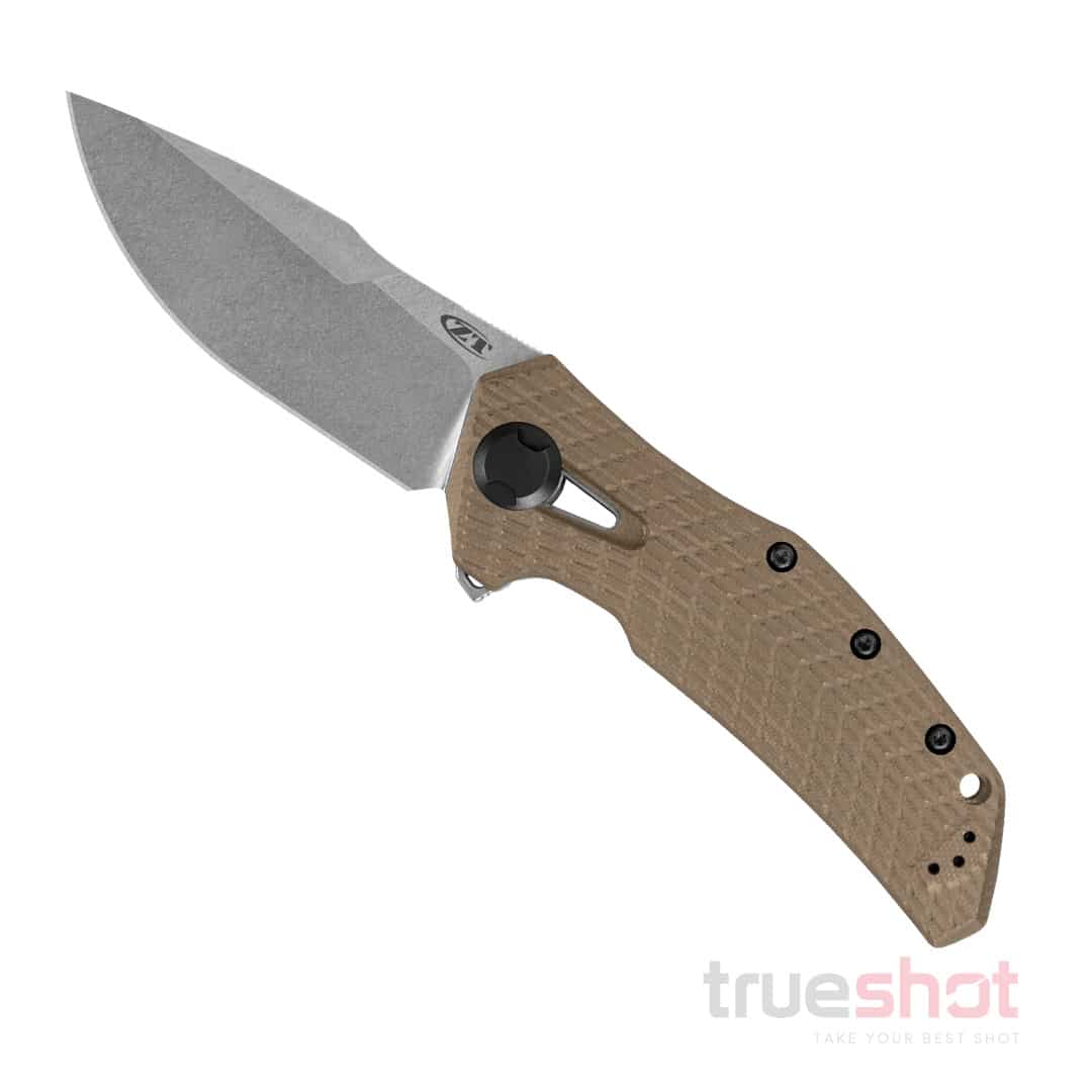 ZT 0308, Brown G-10, CPM 20CV Steel