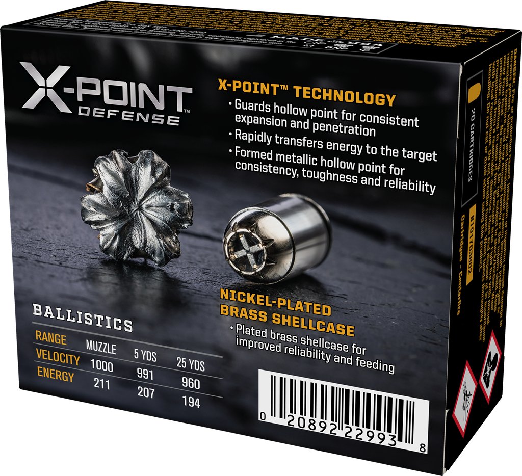 Browning - X-Point Defense - 380 Auto - 95 Grain - JHP