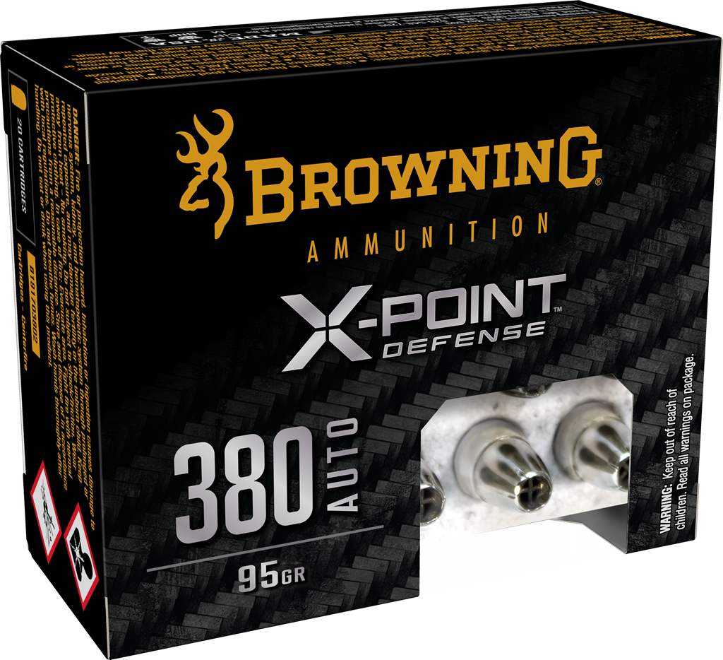 Browning - X-Point Defense - 380 Auto - 95 Grain - JHP