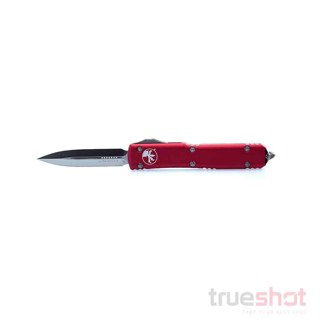Microtech - 122-4RD - Ultratech - DE - Satin - Red - Premium Steel - 3.35"