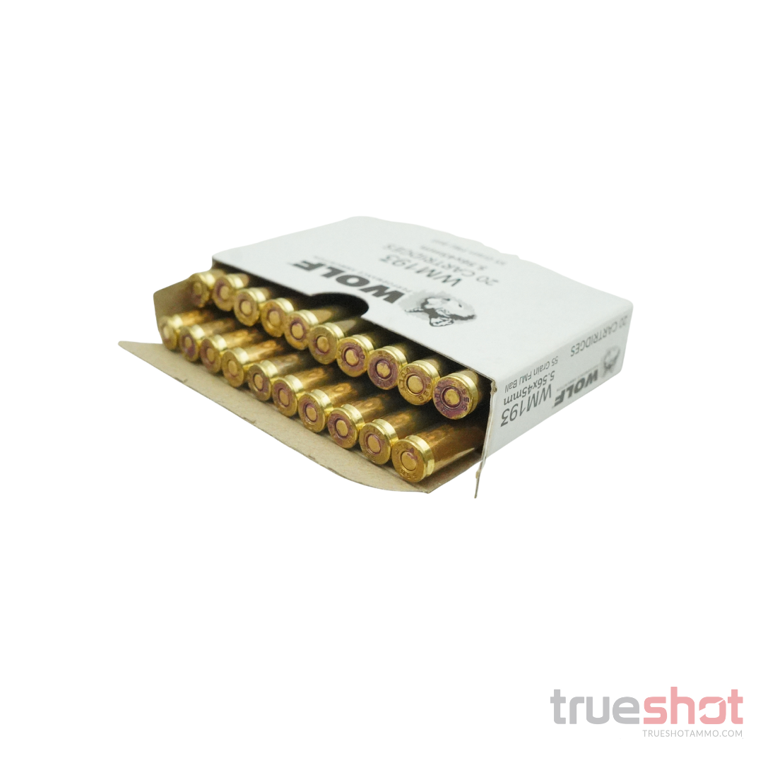 Wolf Ammunition - 5.56x45mm - 55 Grain - FMJ