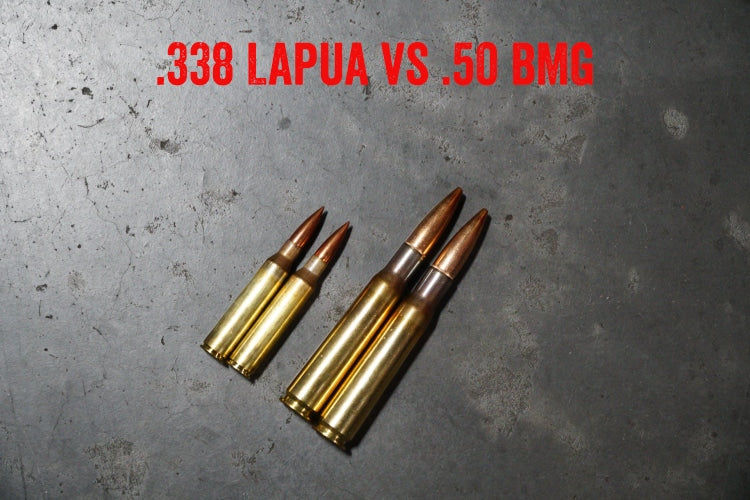 .338 Lapua vs .50 BMG: A Comparison
