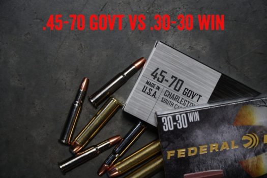 .45-70 Government vs .30-30 Winchester: A Comparison