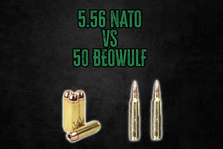 5.56x45mm vs 50 Beowulf