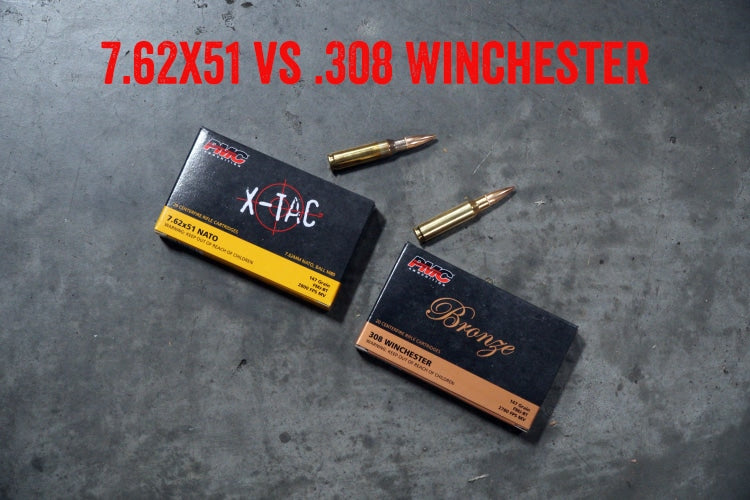 モルトVERSUS 4枚 7.62x51 vs .308 Winchester Comparison | True Shot Academy