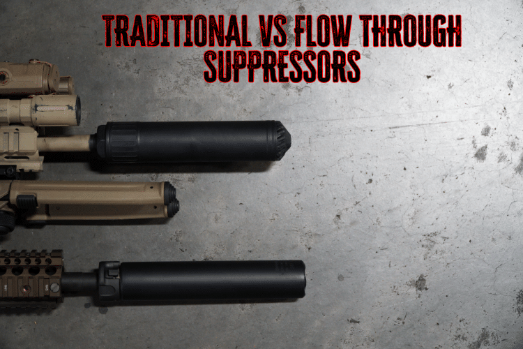 Traditional vs Flow Through Type Suppressors