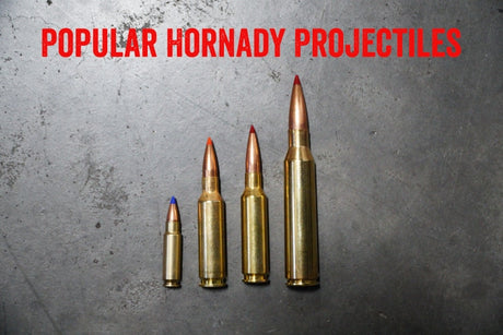 Popular Hornady Projectiles