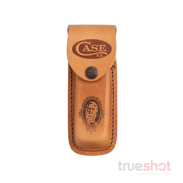 09027 Leather Sheath Light Brown Job Case