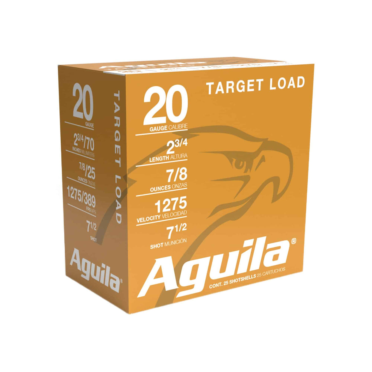 Aguila - 20 Gauge - #7.5 Shot - 3.0" - 7/8 oz. - 1275 FPS
