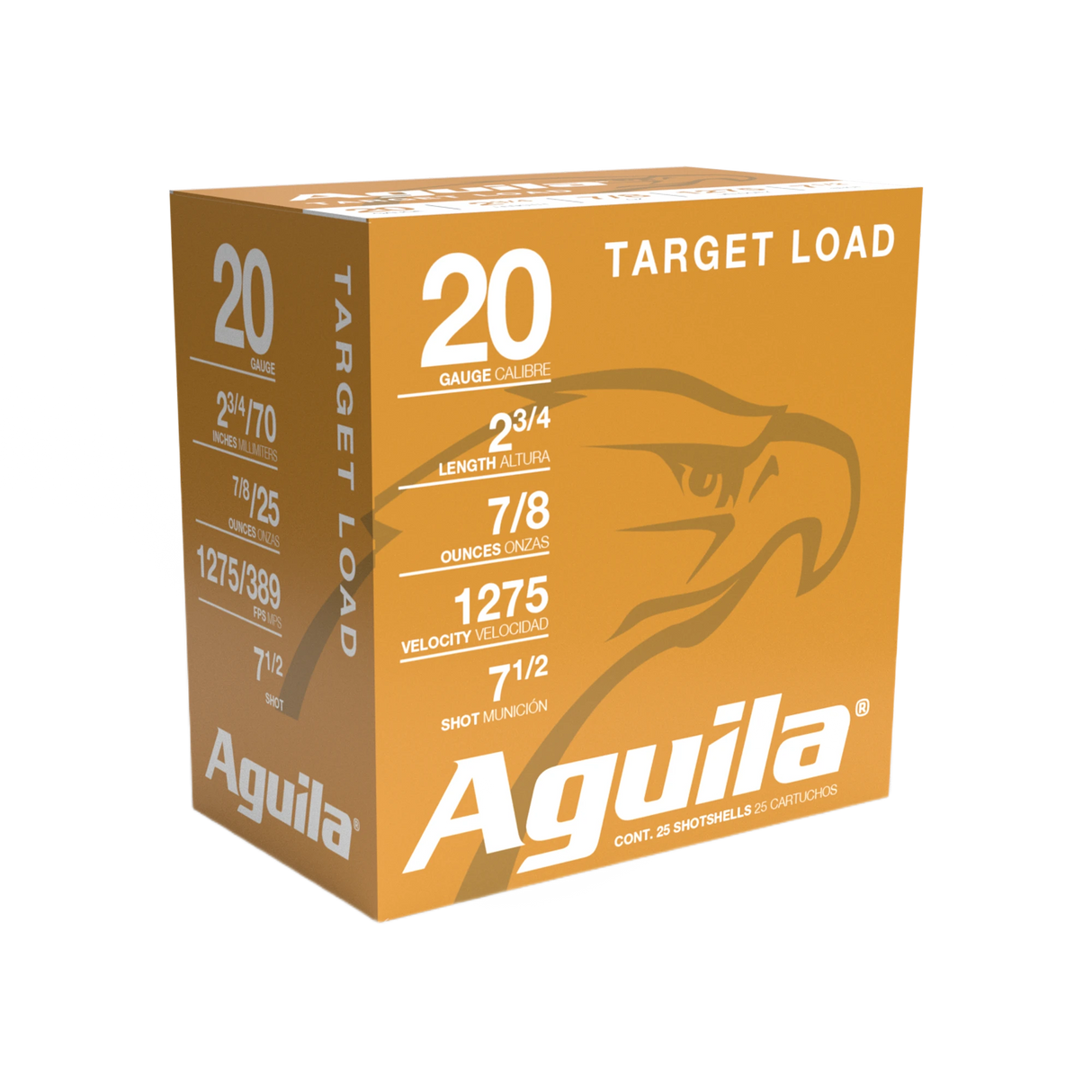Aguila - 20 Gauge - #8 Shot - 3.0" - 7/8 oz. - 1275 FPS