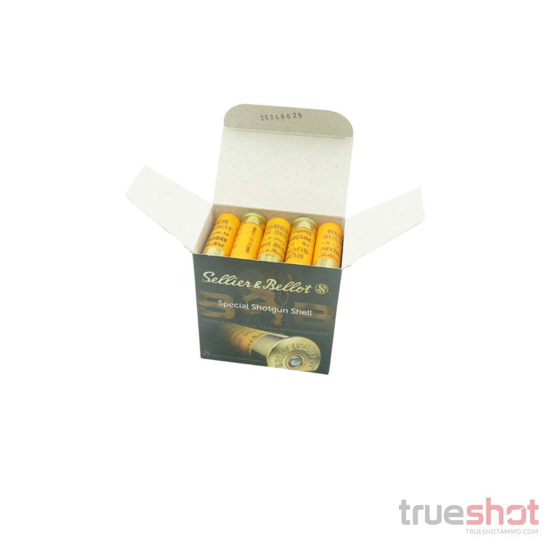 Sellier & Bellot - 12 Gauge - Rubber Buck Shot