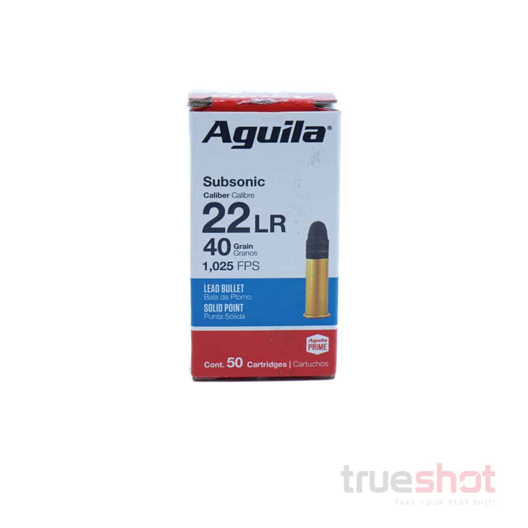 Aguila - 22 Long Rifle - 40 Grain - LSP - Subsonic