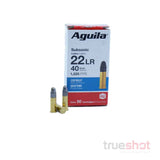 Aguila - 22 Long Rifle - 40 Grain - LSP - Subsonic