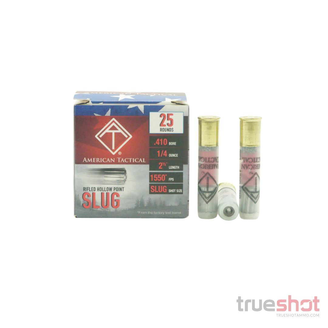 ATI - 410 Gauge - Rifled Slug - 2-1/2" - 1/4 oz. - 1550 FPS