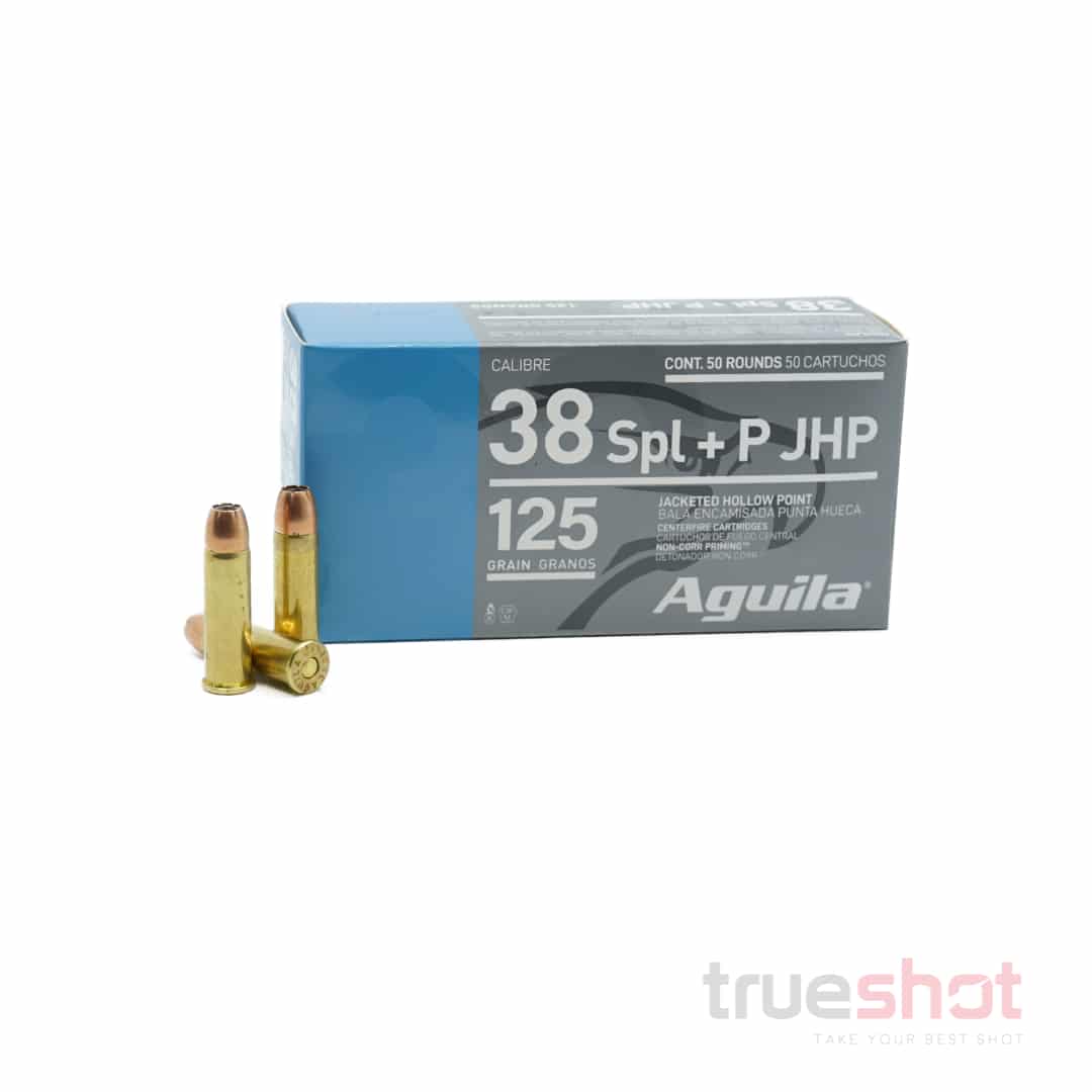 38●PP-「P」 25RP3 6/77 4枚セット KM0227-8 Aguila - 38 Special +P - 125 Grain - JHP – True Shot Ammo
