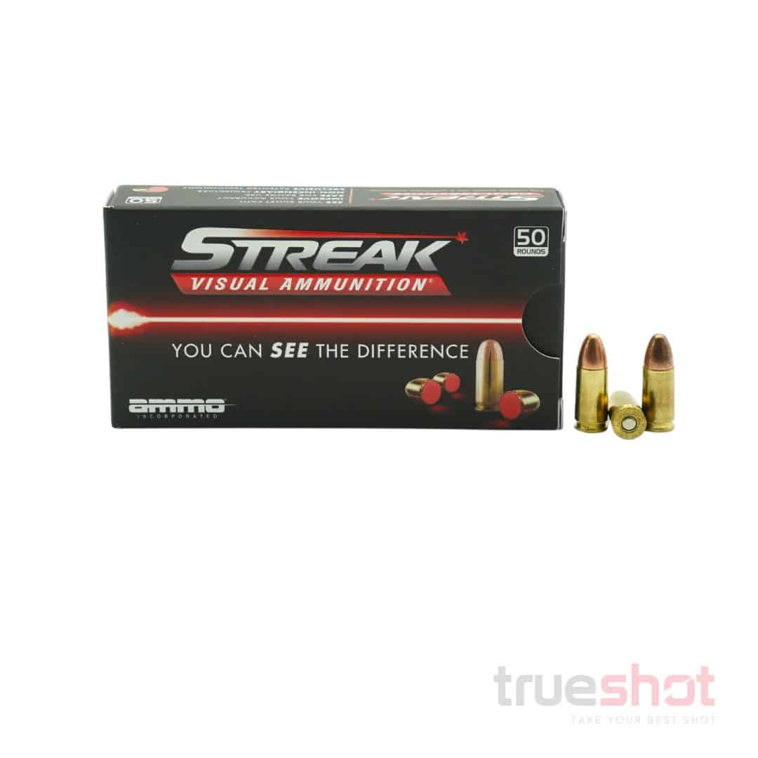Ammo Inc. - Streak Red - 9mm - 115 Grain - FMJ