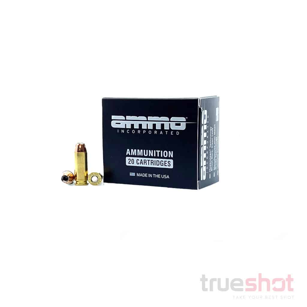 Ammo Inc 10mm, 180 Grain, JHP Hollow Point, 20 Round Box