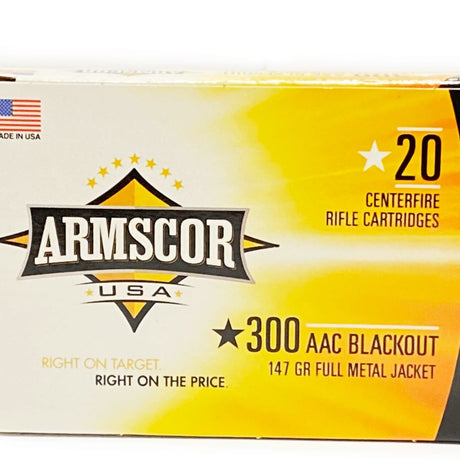 Armscor - 300 Blackout - 147 Grain - FMJ