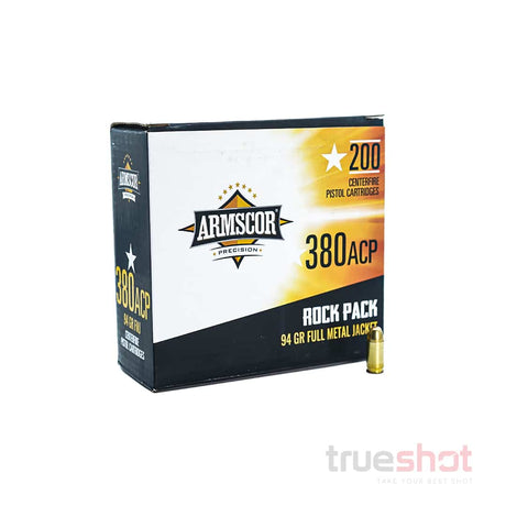 Armscor 380 Auto FMJ Rock Pack 200 Rounds