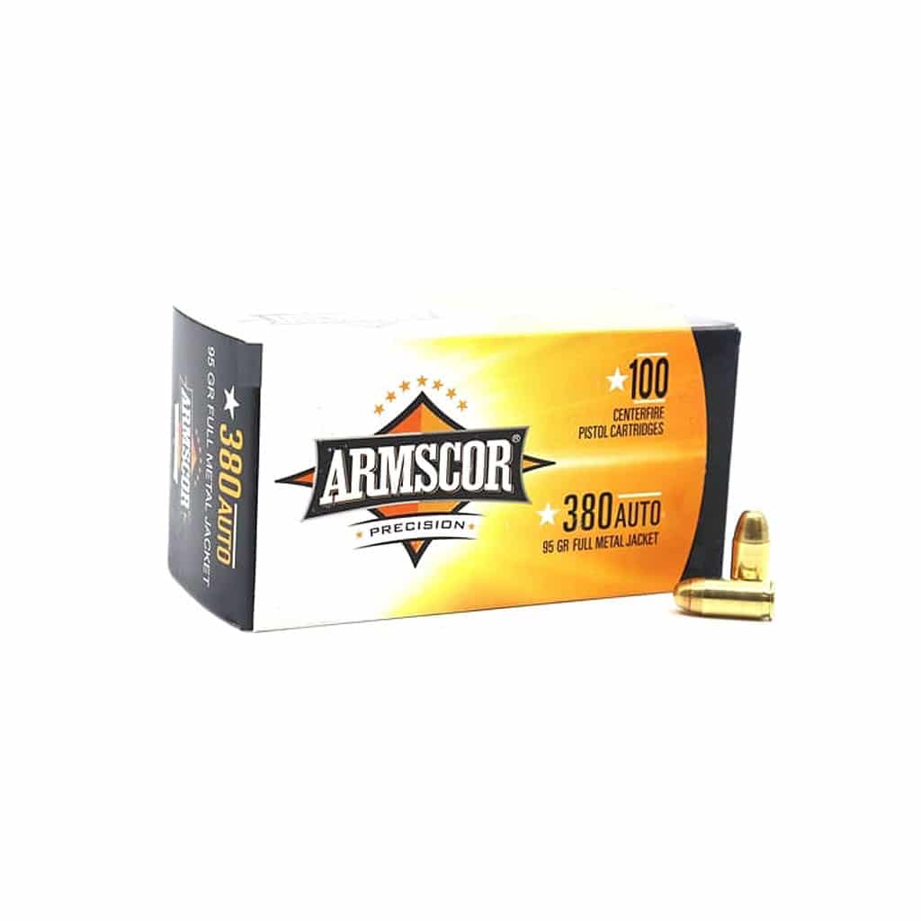 Armscor - 380 Auto - 95 Grain - FMJ - Bulk Pack