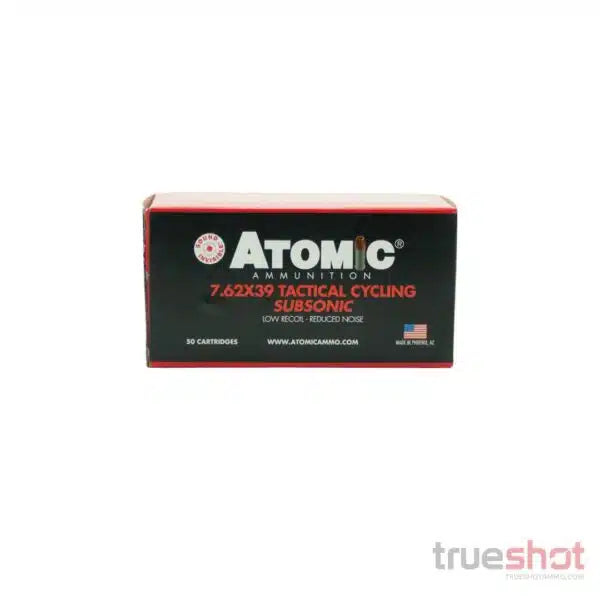 Atomic Ammo – 7.62×39 – 220 Grain – Subsonic – HPBT