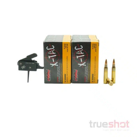 BUNDLE DEAL: Blackout Defense Zero 3 lb single Stage Flat AR-15 Trigger and 200 Rounds of Ammo