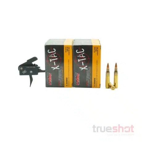 BUNDLE DEAL: Blackout Defense Zero 3 lb Single Stage Hybrid Curve AR-15 Trigger and 200 Rounds of Ammo
