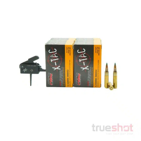 BUNDLE DEAL: Blackout Defense Zero 4.5 lb Single Stage Flat AR-15 Trigger and 200 Rounds of Ammo