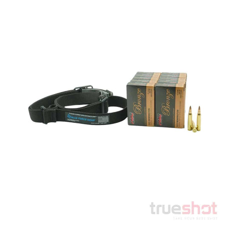 BUNDLE DEAL: Black Blue Force Gear Vickers QD Rifle Sling and 200 Rounds of Ammo