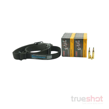 BUNDLE DEAL: Black Blue Force Gear Vickers QD Rifle Sling and 200 Rounds of Ammo