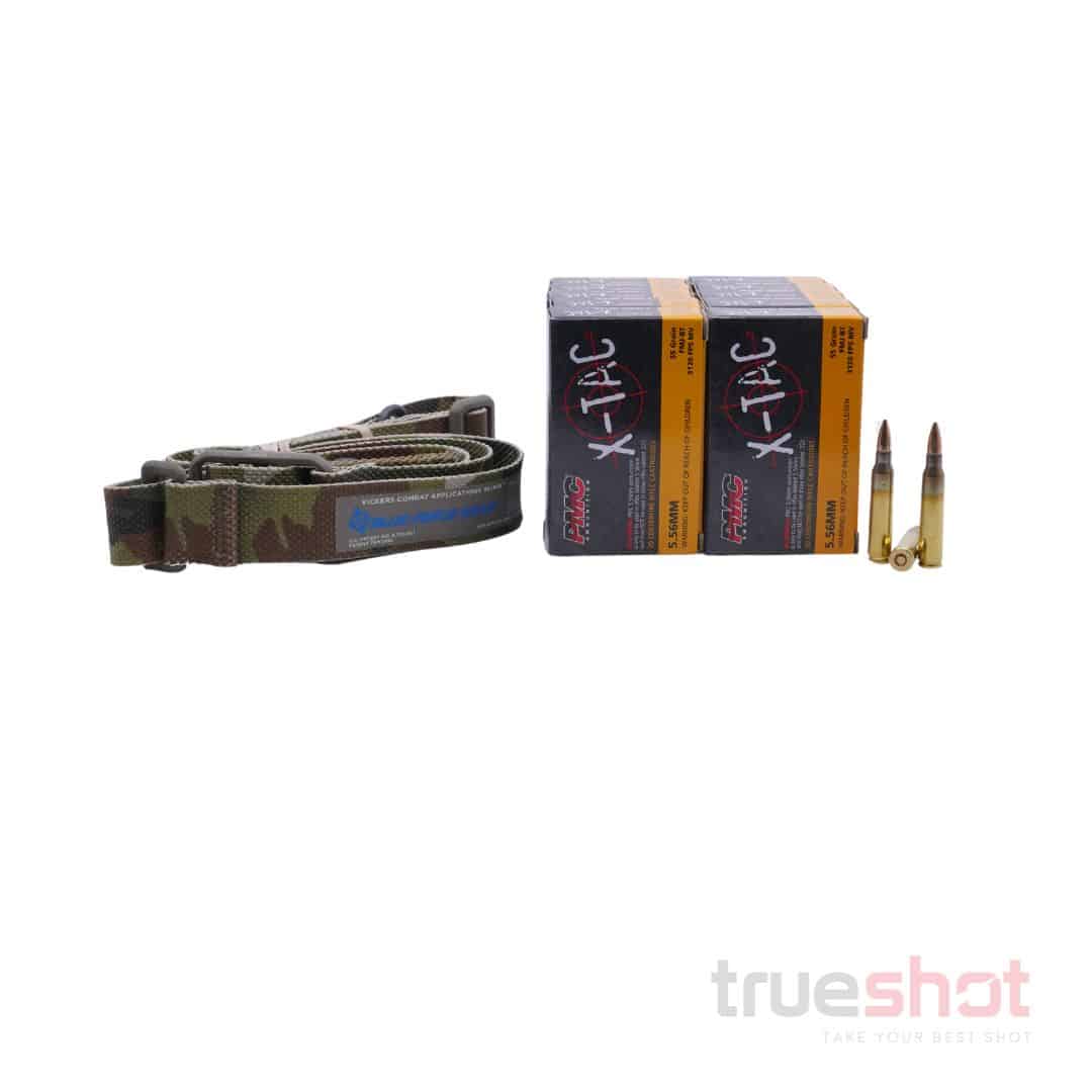 BUNDLE DEAL: Multicam Blue Force Gear Vickers QD Rifle Sling and 200 Rounds of Ammo