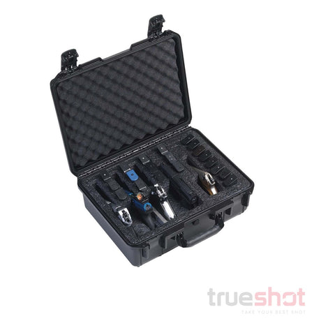 Borucase hard pistol case that fits 4 or 5 handguns
