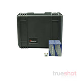 BUNDLE DEAL: Black Borucase Pistol Case and 500 Rounds of Ammo