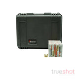 BUNDLE DEAL: Black Borucase Pistol Case and 500 Rounds of Ammo