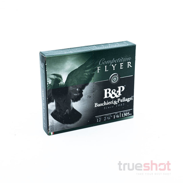 BP comp flyer, 12 gauge, 7.5 shot, 2 3/4 in, 1 1/4 oz, 1305fps