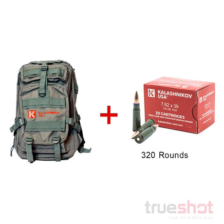 BSP 7.62 480 Rounds with kalashnikov Backpack