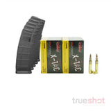 BUNDLE DEAL: 5 Black 30 Round Magpul PMAG 300 Blackout AR-15 Magazine and 200 Rounds of Ammo
