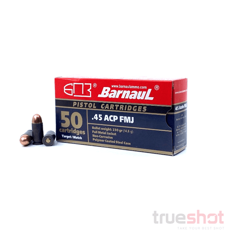 Barnaul 45ACP 230 Grain FMJ