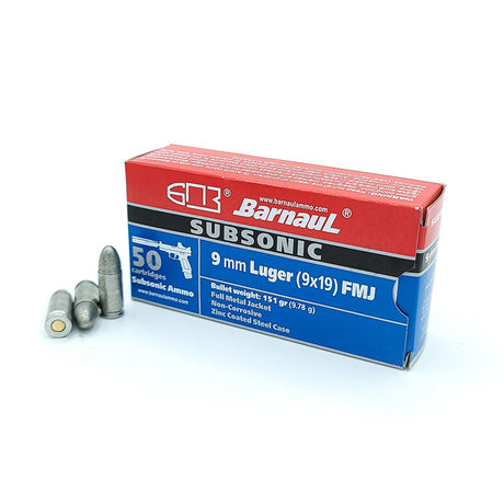 Barnaul 9mm 151 Grain Subsonic