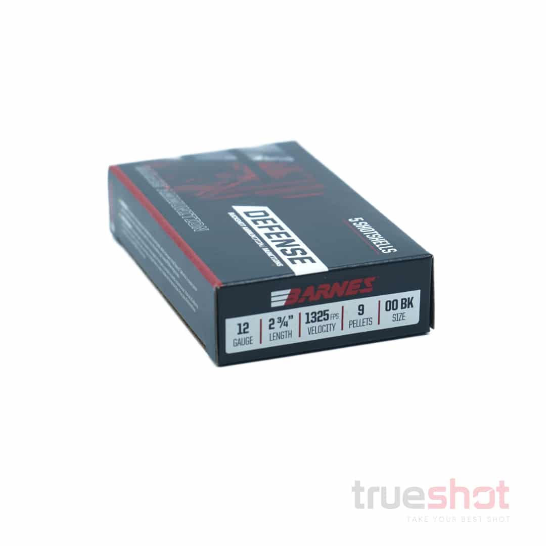 Barnes - Defense - 12 Gauge - #00 Buck Shot - 2.75" - 1 oz. - 1225 FPS