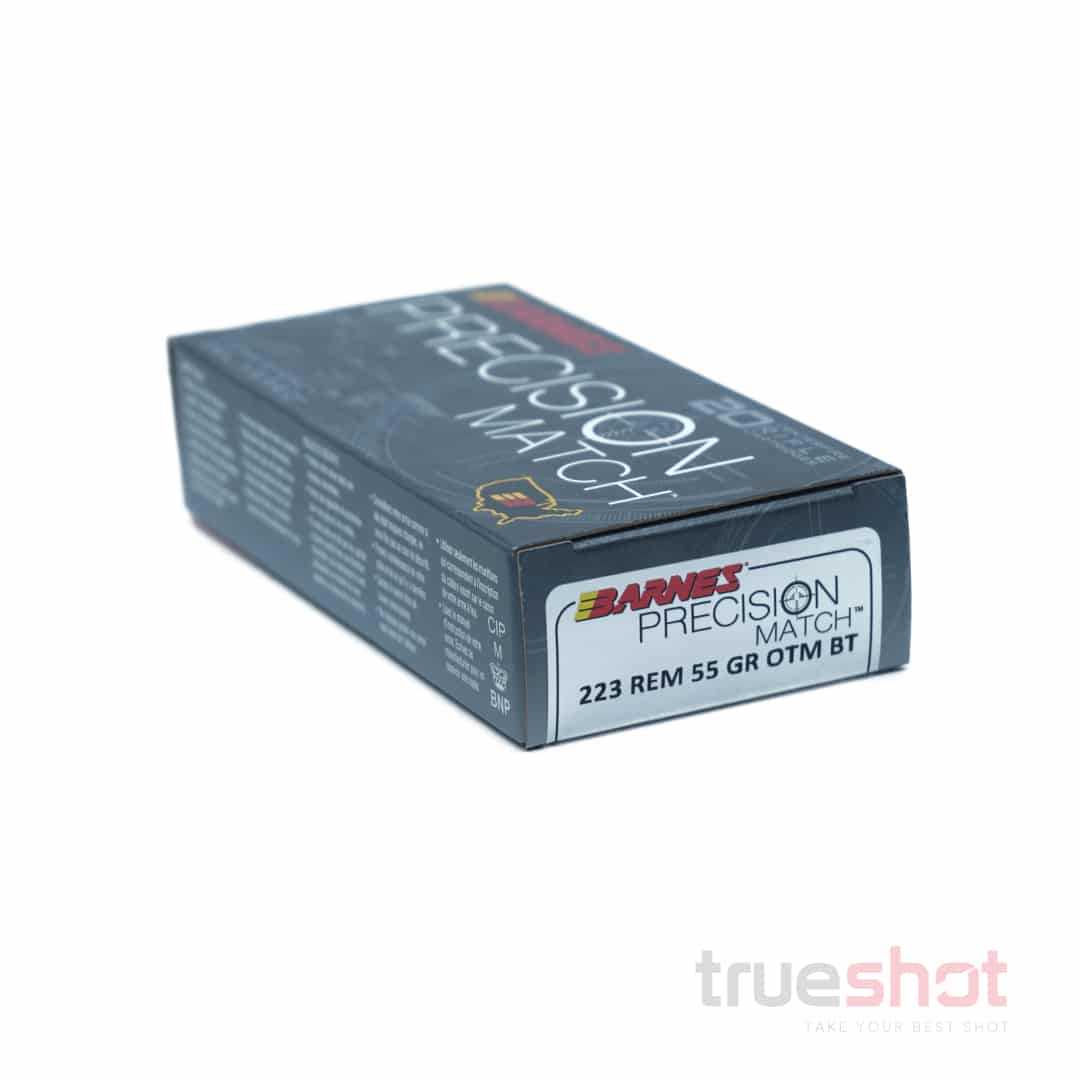 Barnes - 223 Rem - 55 Grain - Open Tip Match Boat Tail