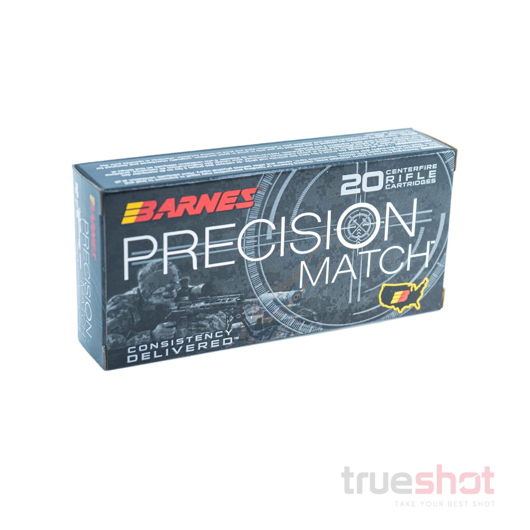 Barnes Precision Match 5.56 NATO, 85 Grain, OTM-BT