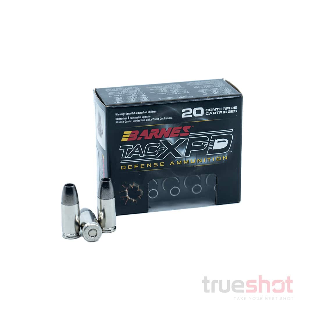 Barnes – 9mm +P – 115 Grain – TAC-XP – JHP – 20 Rounds