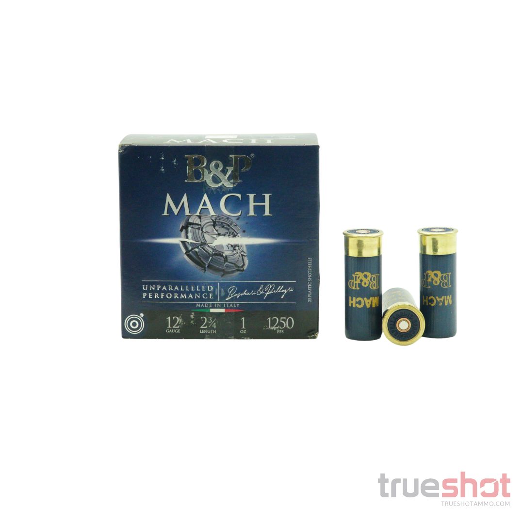 Baschieri & Pellagri (B&P) - F2 Mach LV - 12 Gauge - #7.5 Shot - 2.75" - 1 oz. - 1250 FPS