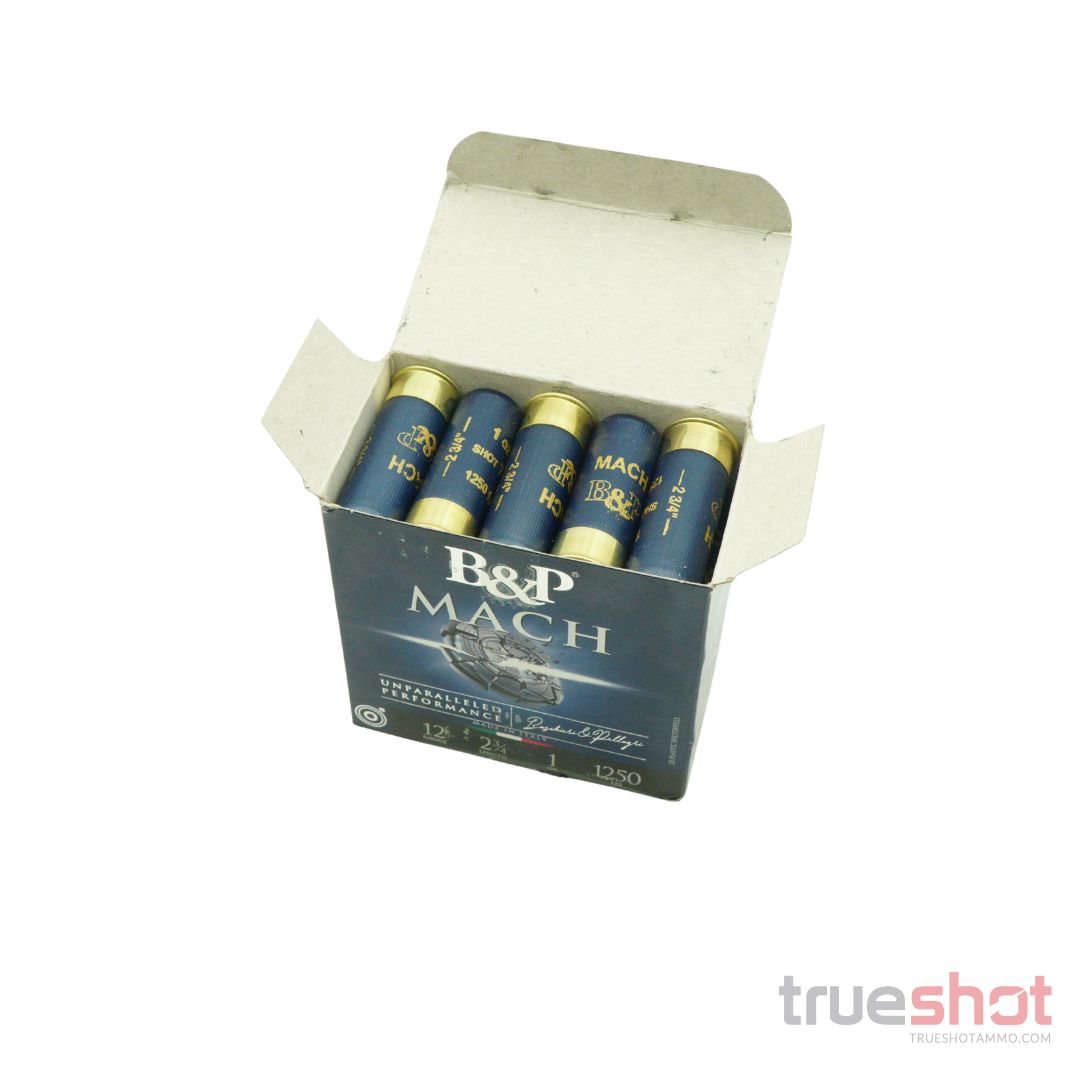 Baschieri & Pellagri (B&P) - F2 Mach LV - 12 Gauge - #7.5 Shot - 2.75" - 1 oz. - 1250 FPS