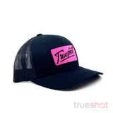 True Shot - Pink Patch - Black - Trucker Hat