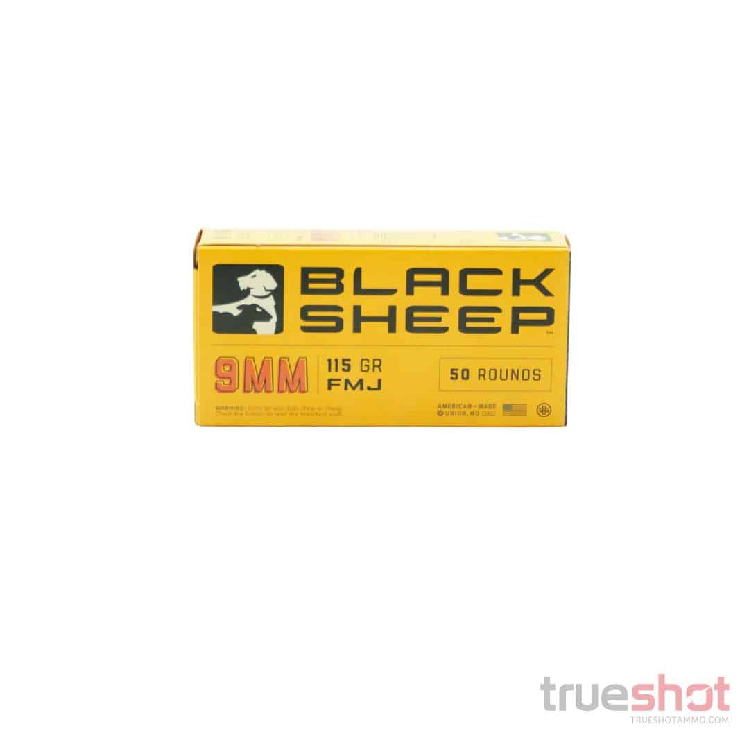 Black Sheep - 9mm - 115 Grain - FMJ – True Shot Ammo
