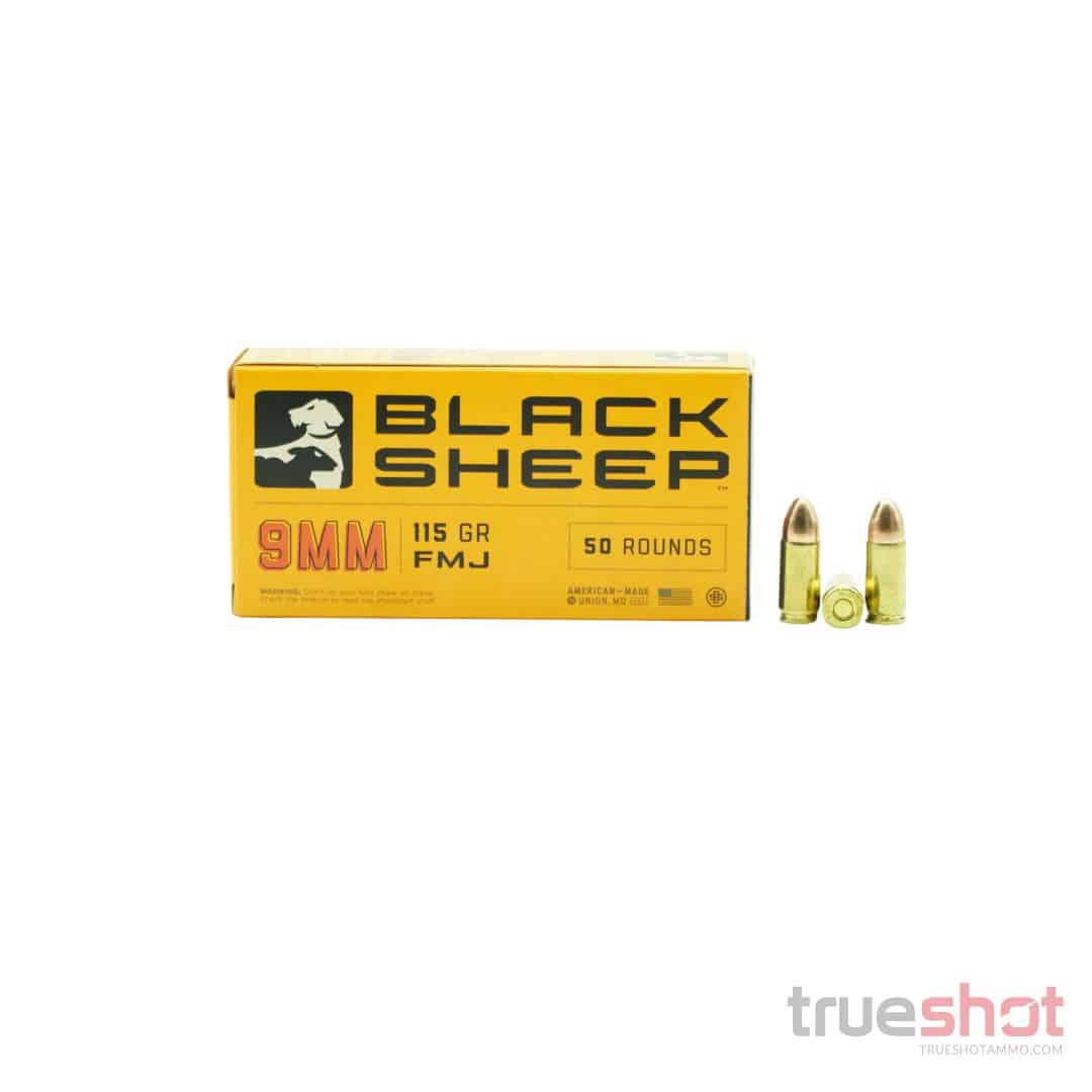 Black Sheep - 9mm - 115 Grain - FMJ – True Shot Ammo